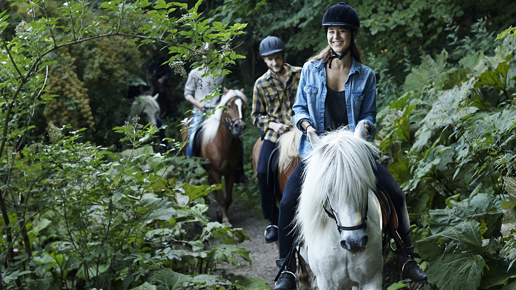 På hesteryg i ferie