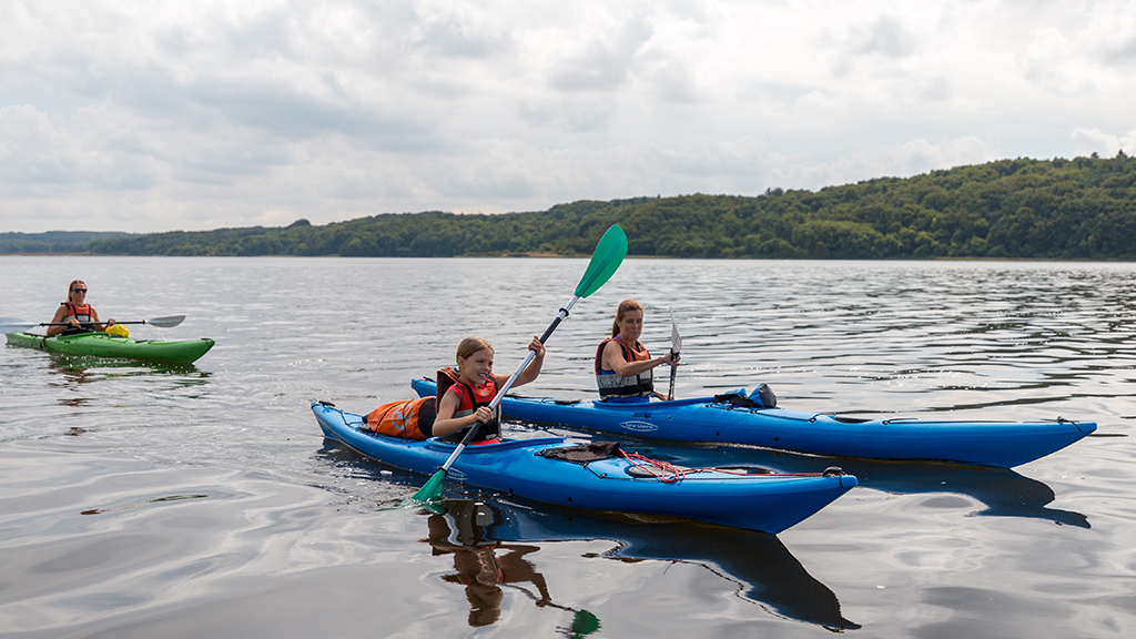 Kajakker på Mariager Fjord