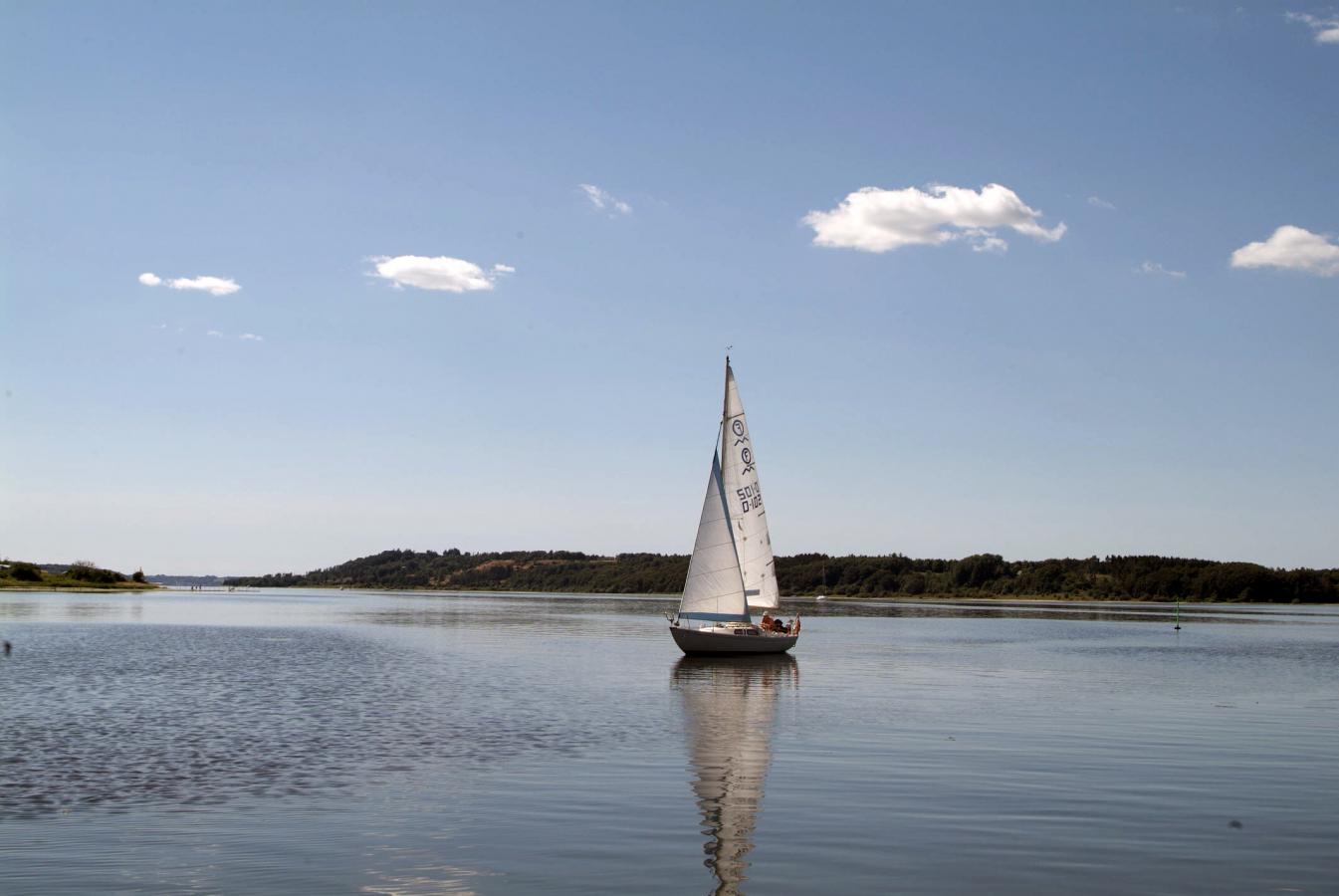 Mariager Fjord  - sejlbåd på fjorden