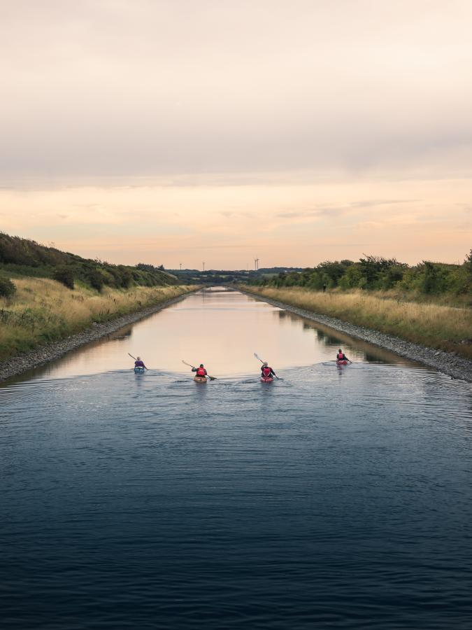 Kajaksejlads på Frederik VIIs Kanal
