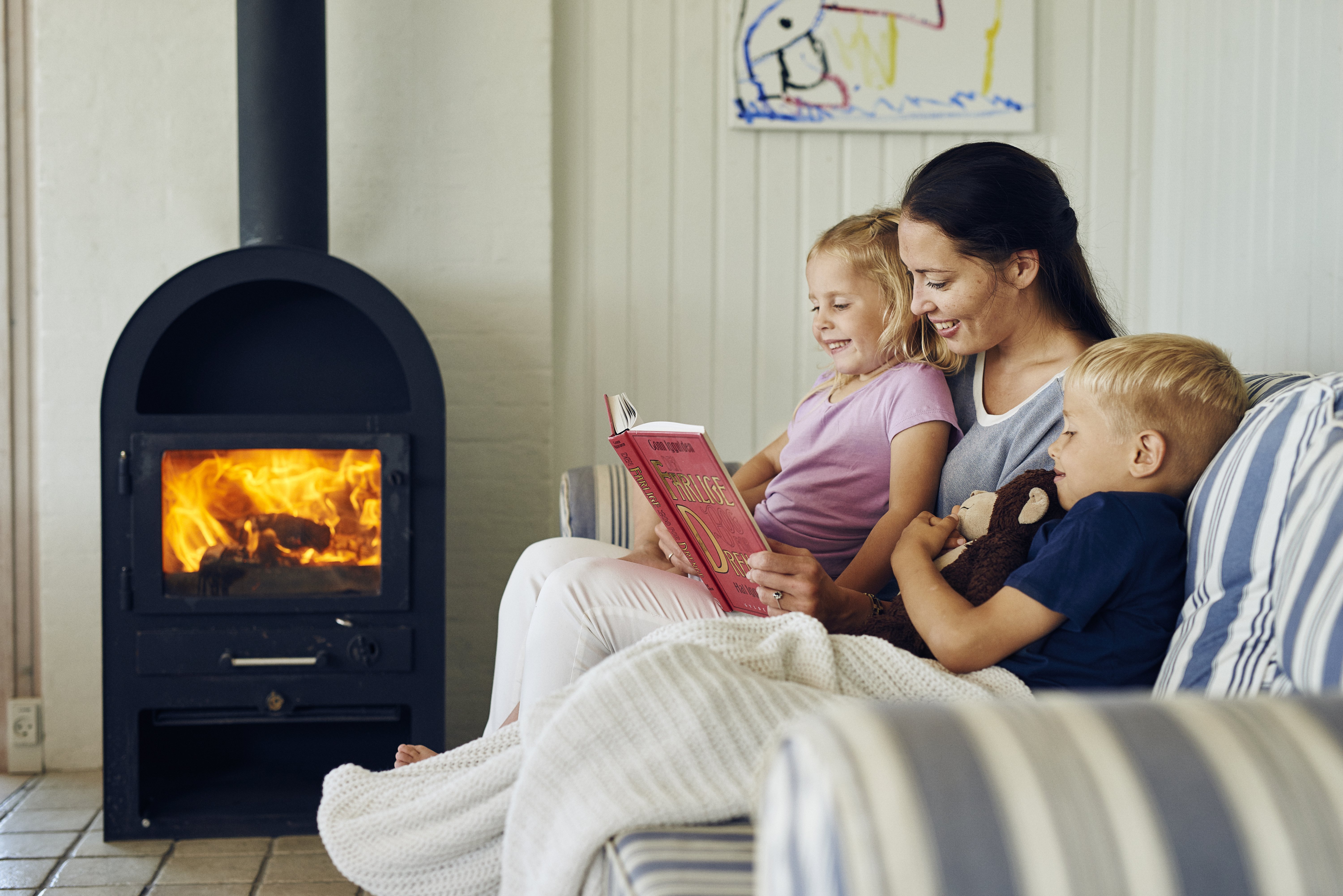 Feriehus, hygge, familie