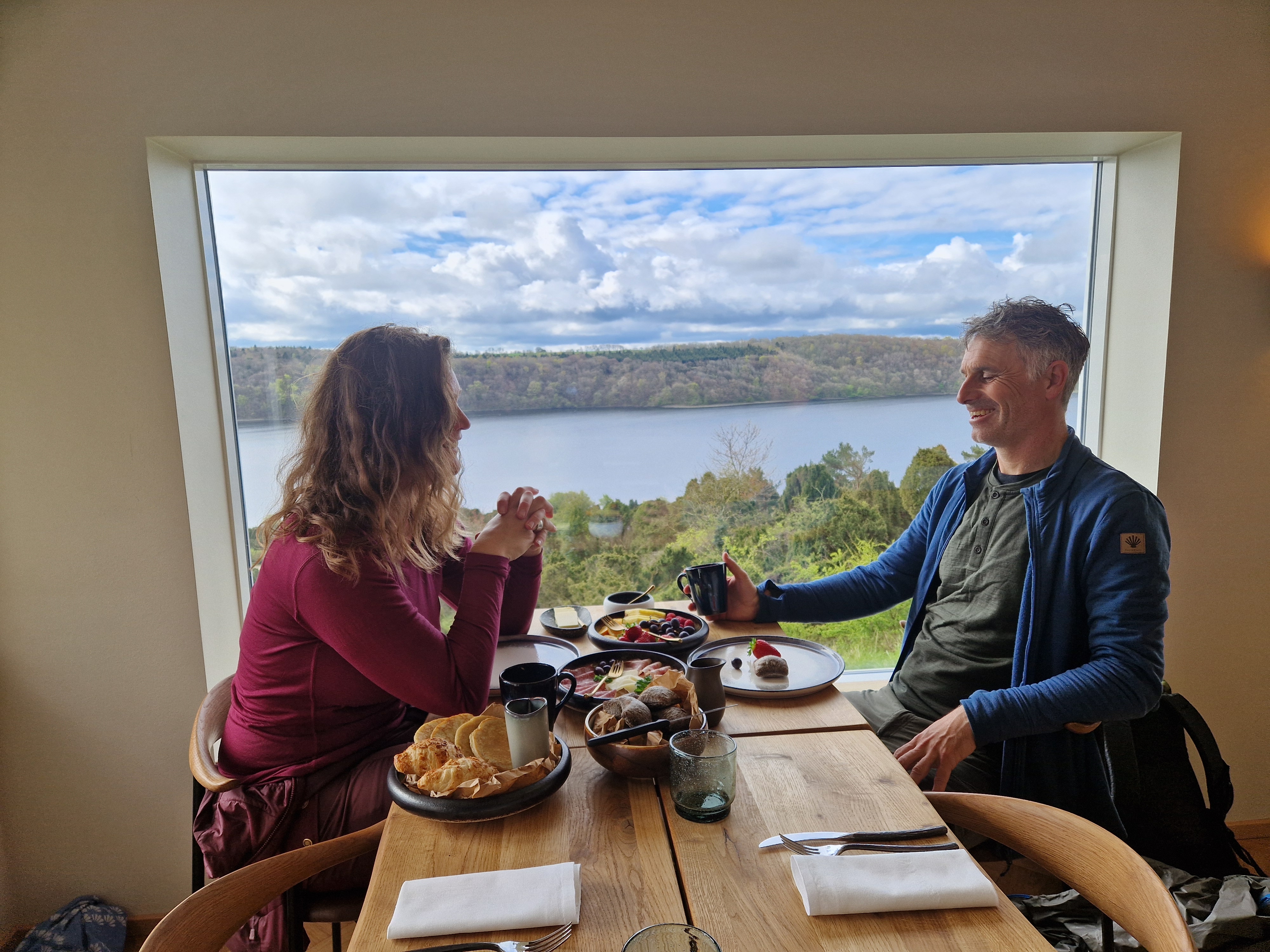 Vandretur i Himmerland, Bramslev Bakker, restaurant, panorama udsigt, Frie Fodspor