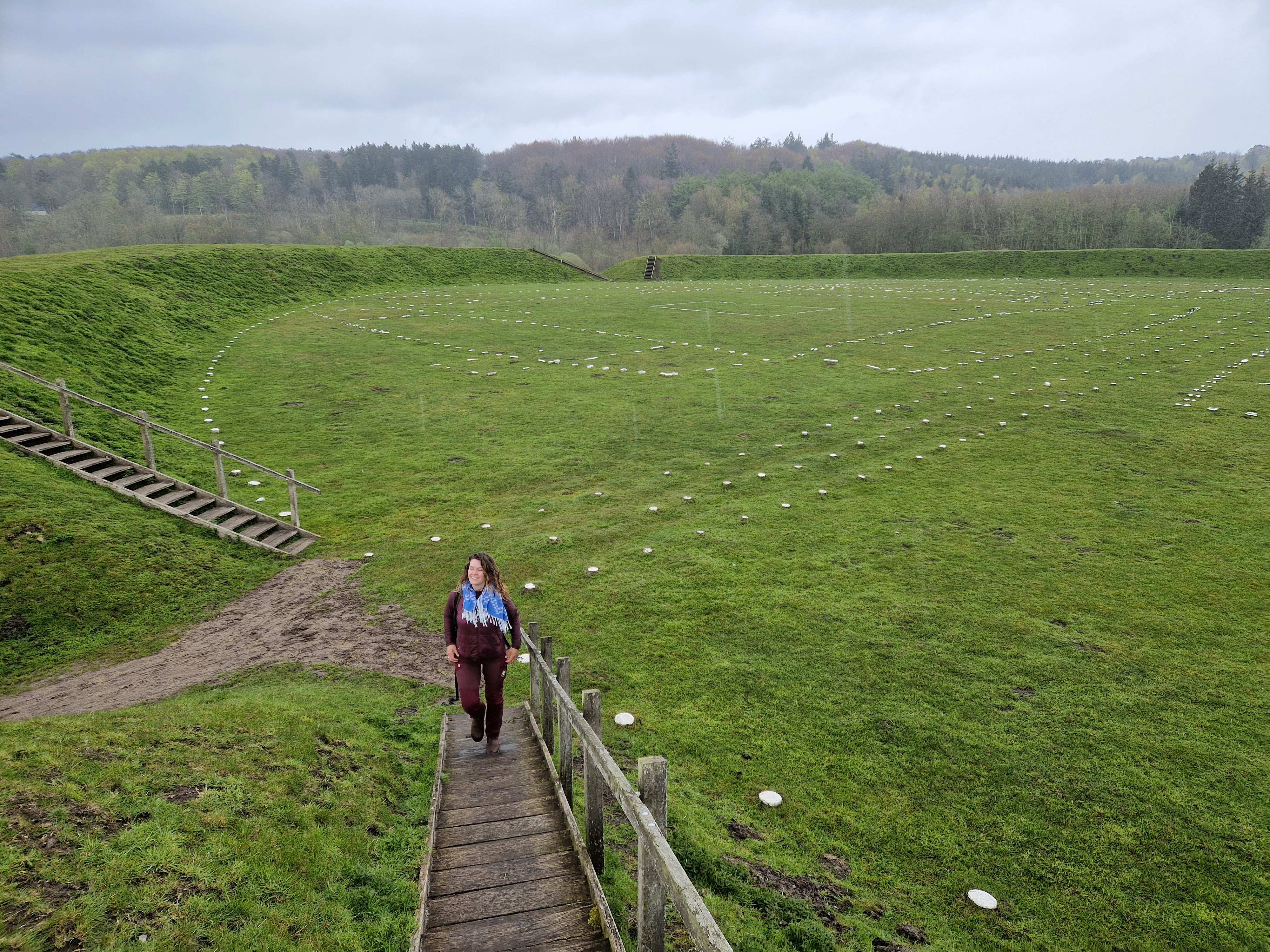 Vandretur i Himmerland, Hobro, Vikingemuseum Fyrkat,Fyrkat ringbor, Unesco, Frie Fodspor