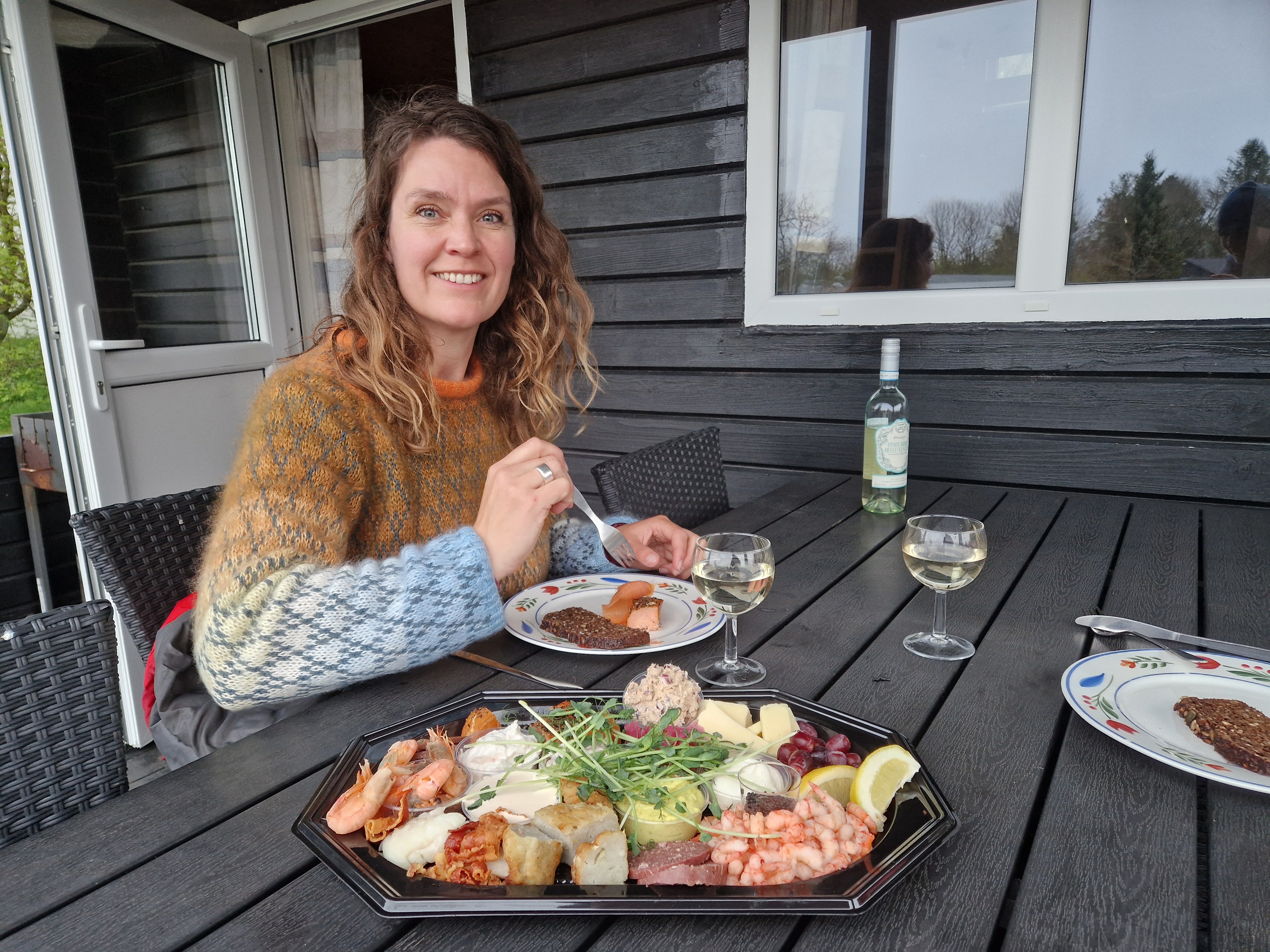 Vandretur, Myrhøj Camping, fisketapas, Hvlapsund Pakhus