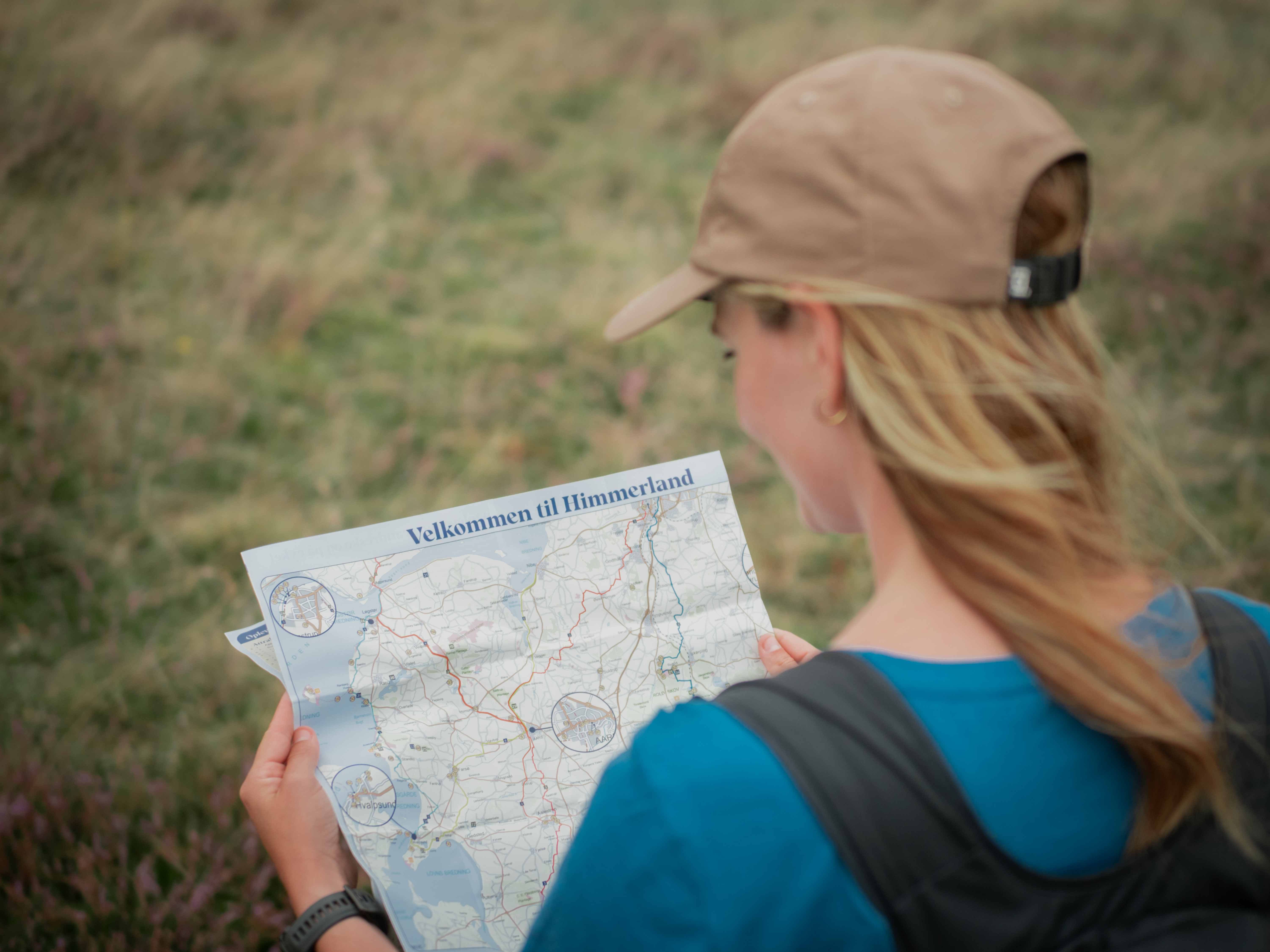 Vandretur i Himmerland, kort over Himmerland