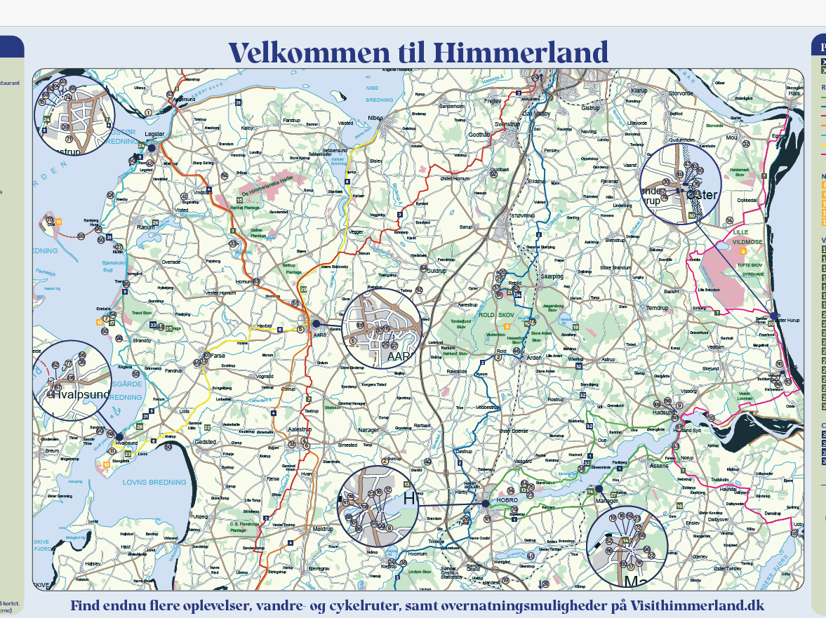 Kort over Himmerland