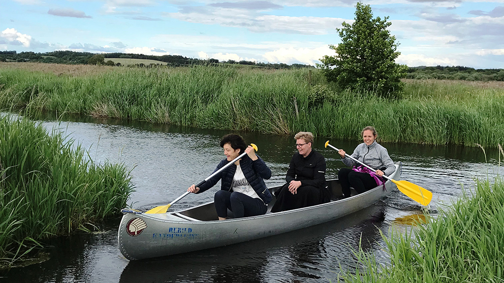 Rebild Kanoudlejning - sejlads på Lidenborg Å
