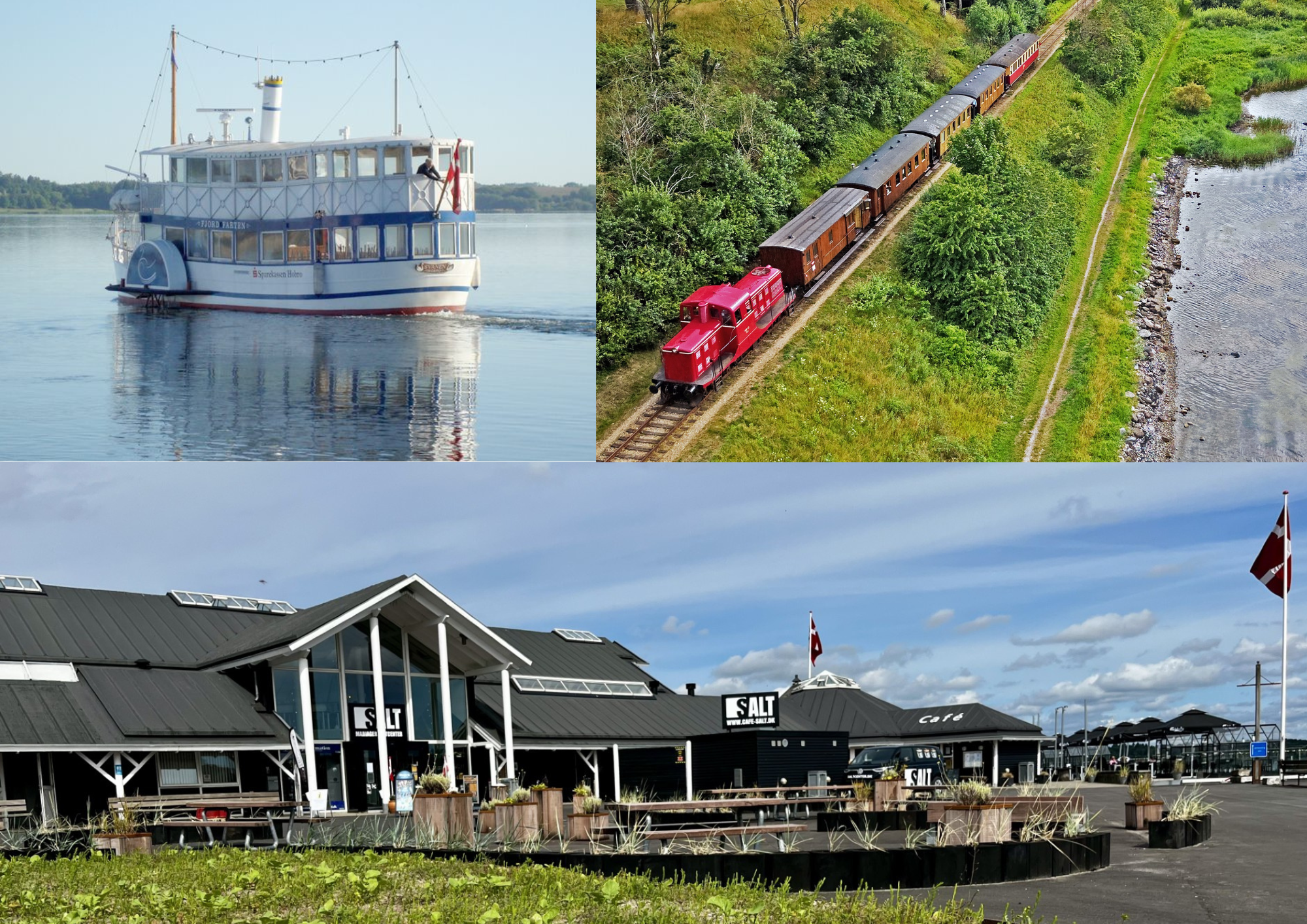 Saltturen - tog, Svanen, Mariager Saltcenter