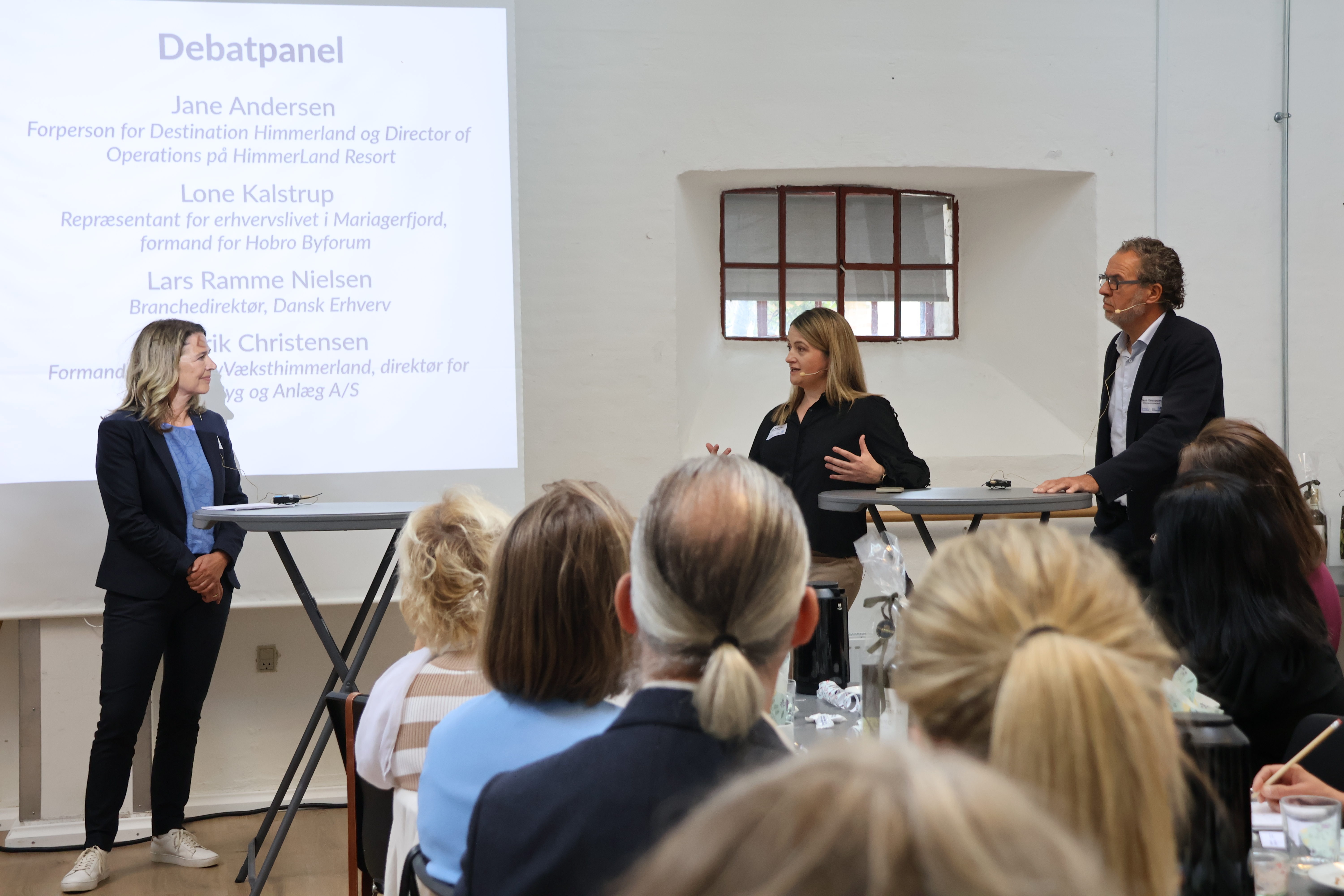 Debatpanel om erhvervslivets betydning for turismen 